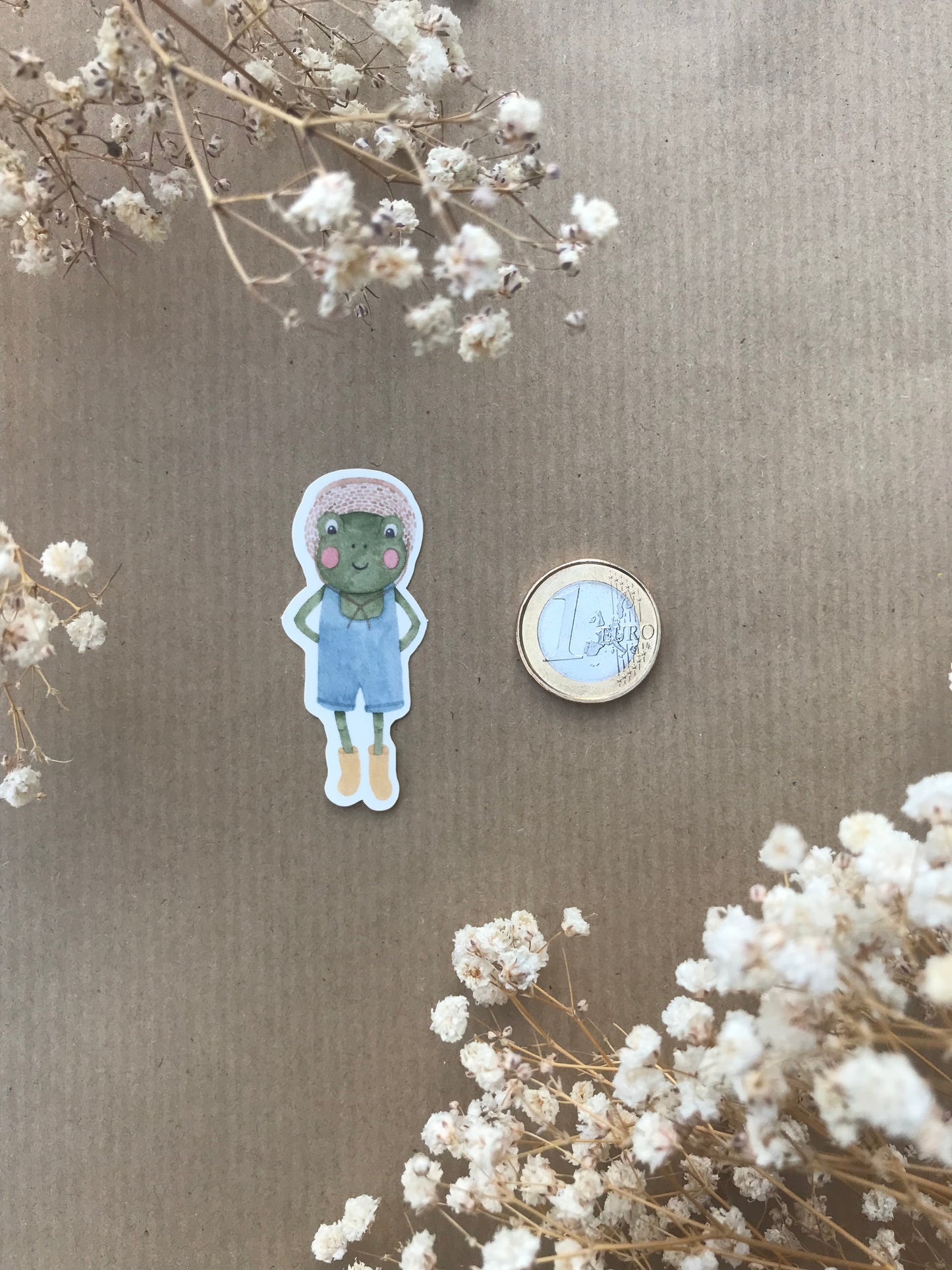 Sticker „süßer Frosch“