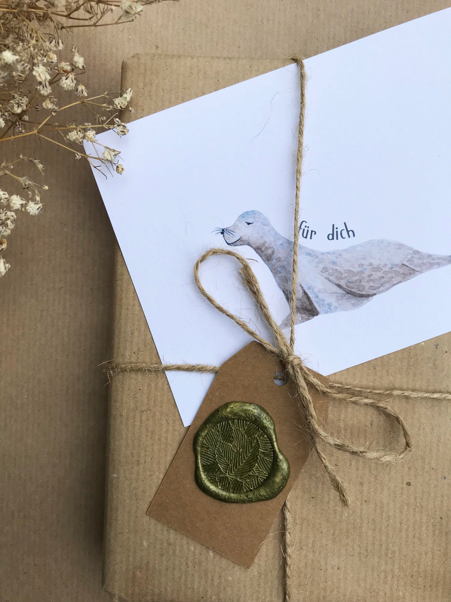 Postkarte "Seehund - Für dich"