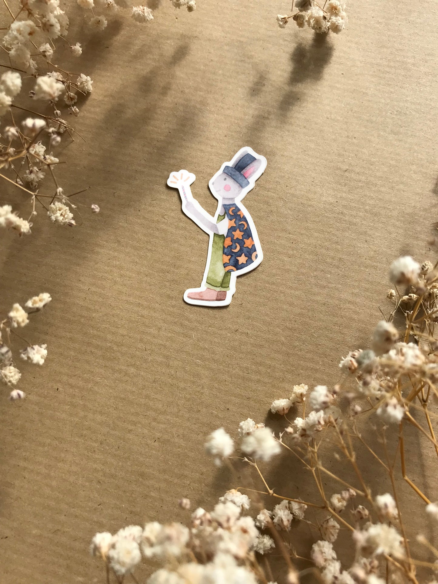 Sticker „Herr Hase der Zauberer“