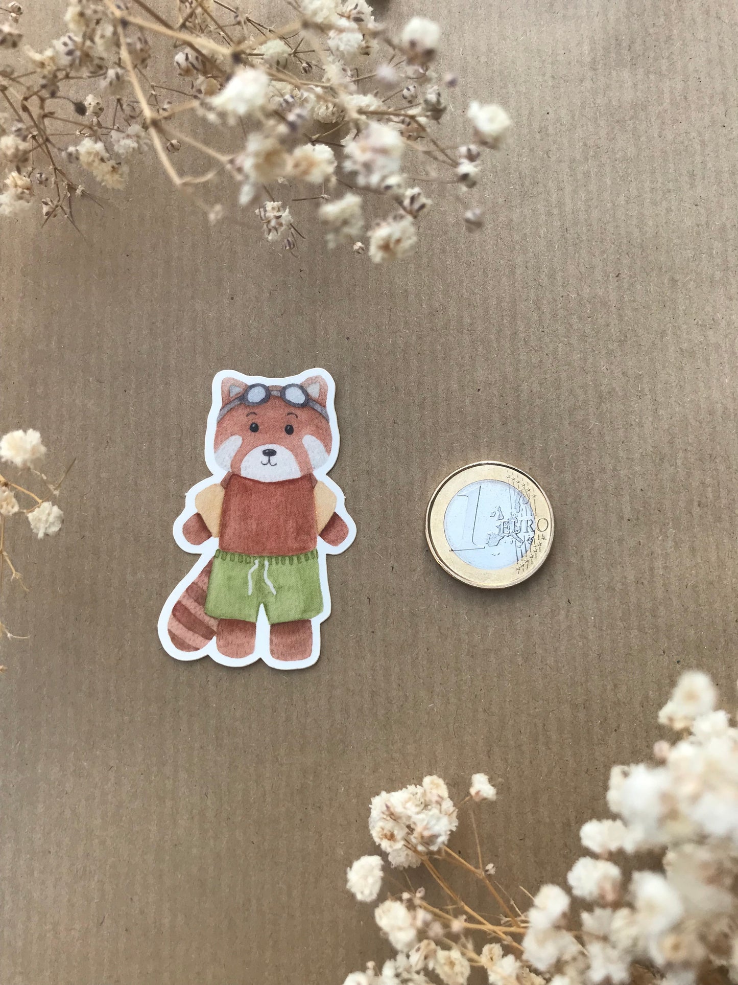 Sticker „Roter Panda“