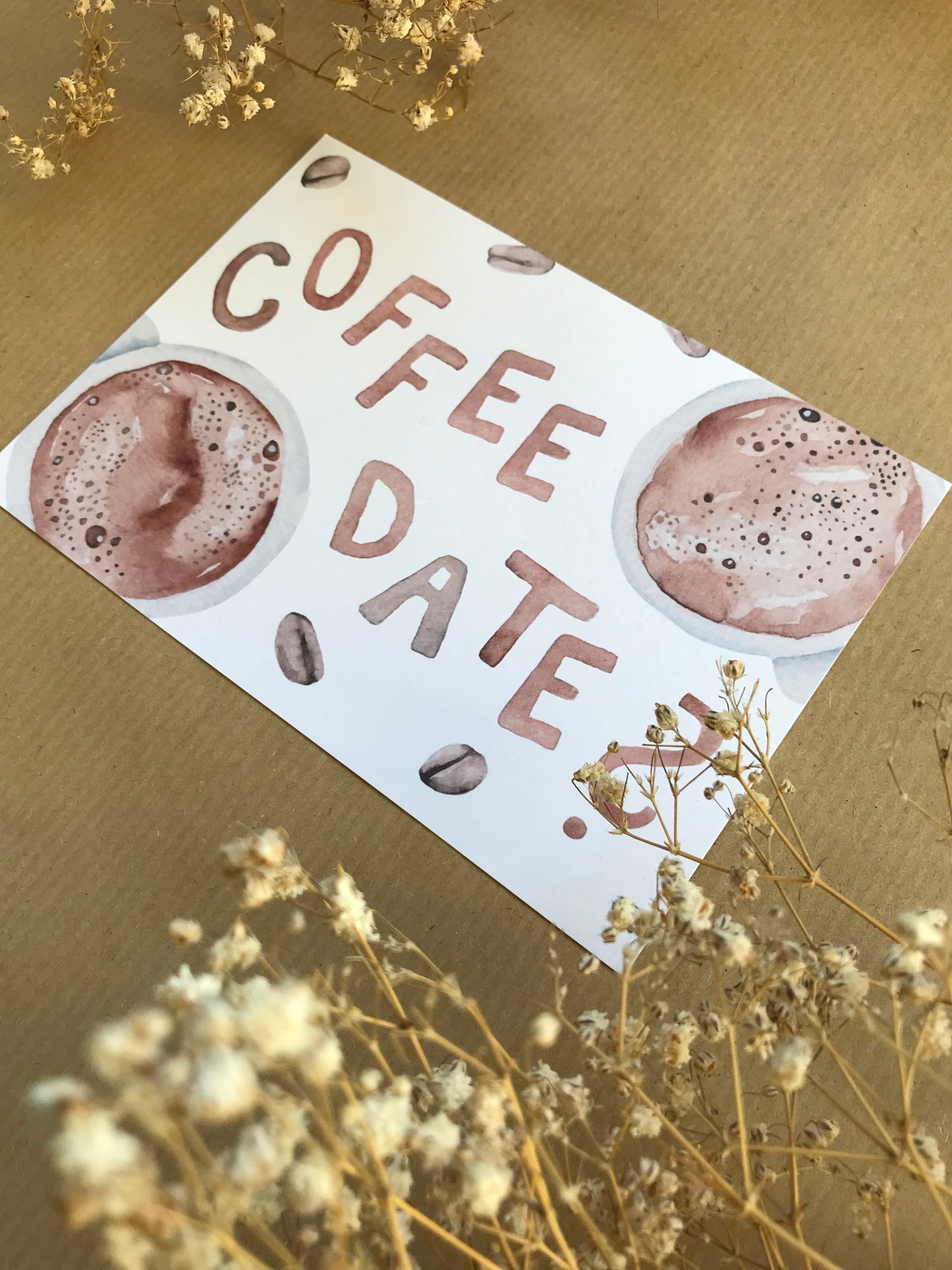 Gutschein Karte "Coffee Date?"