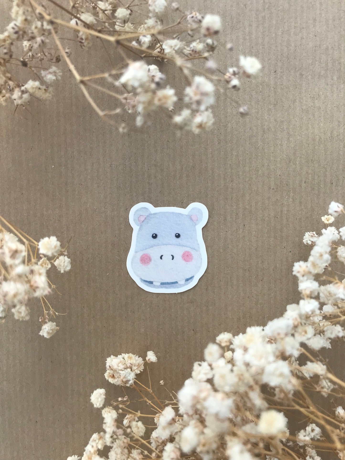 Sticker „Nilpferd“