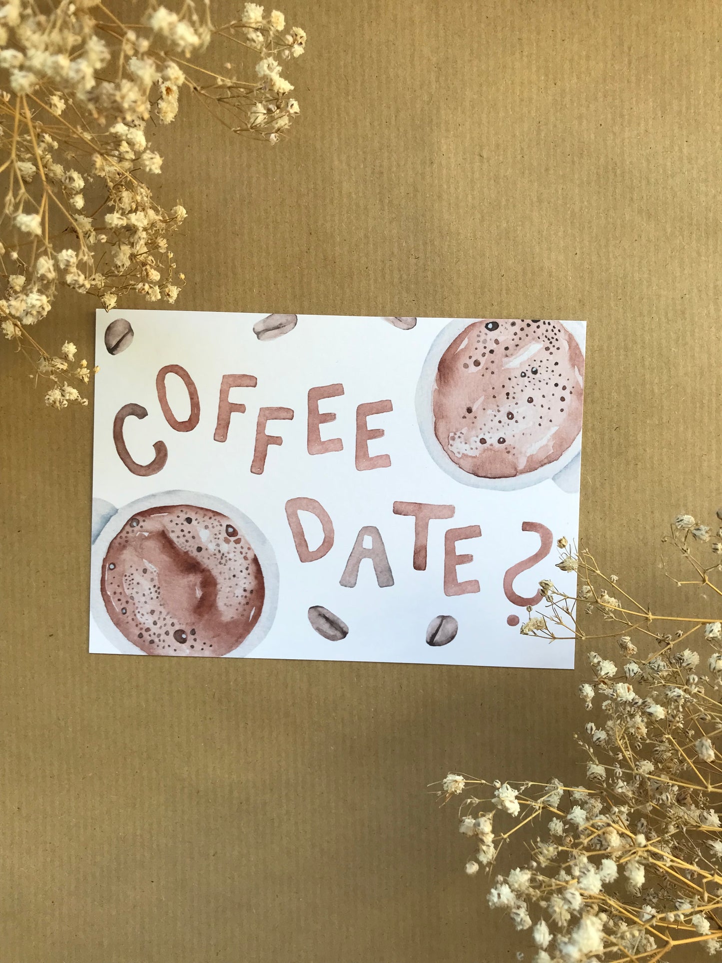 Gutschein Karte "Coffee Date?"