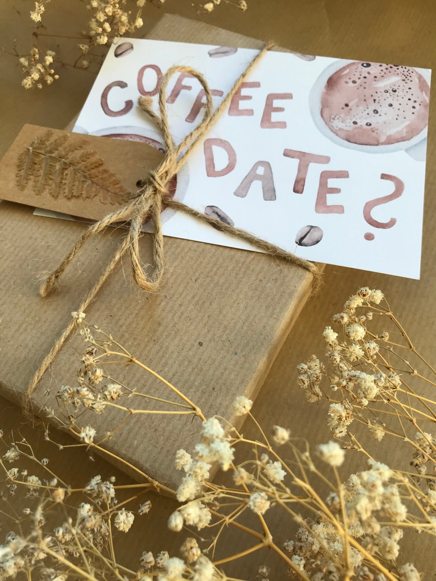 Gutschein Karte "Coffee Date?"