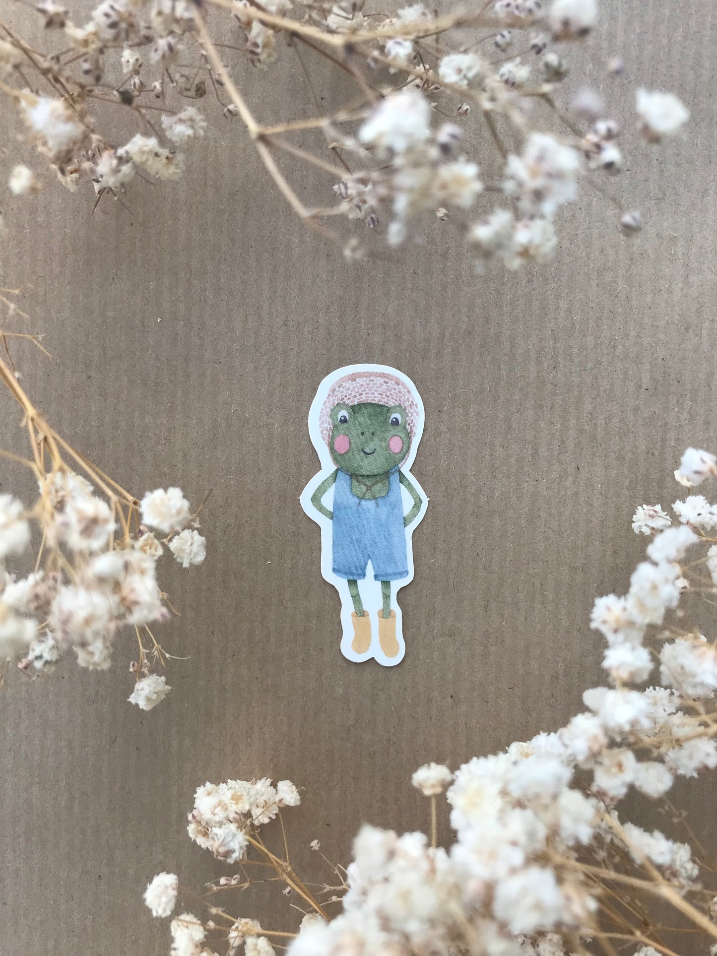 Sticker „süßer Frosch“