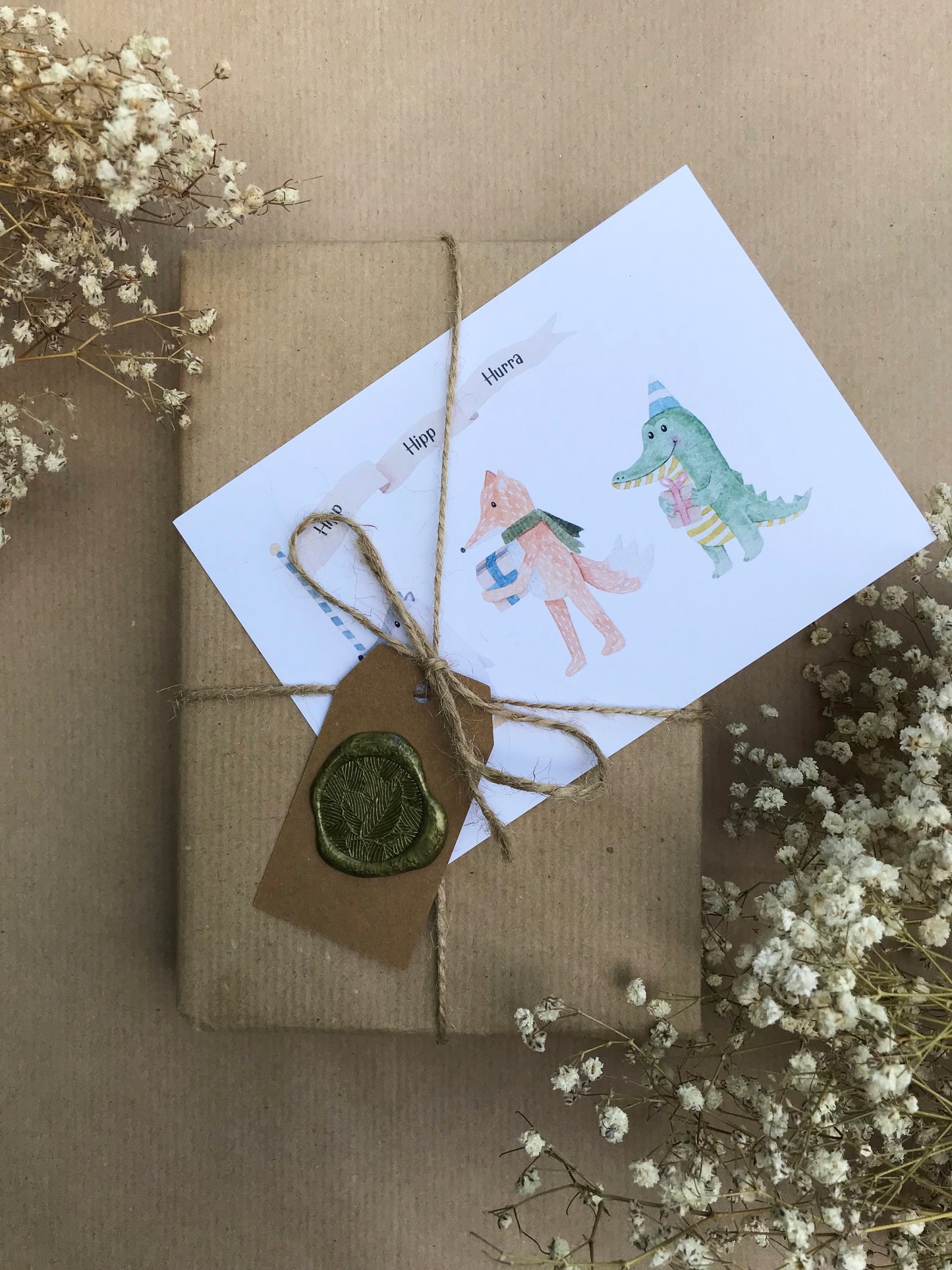 Postkarte "Tierparade"