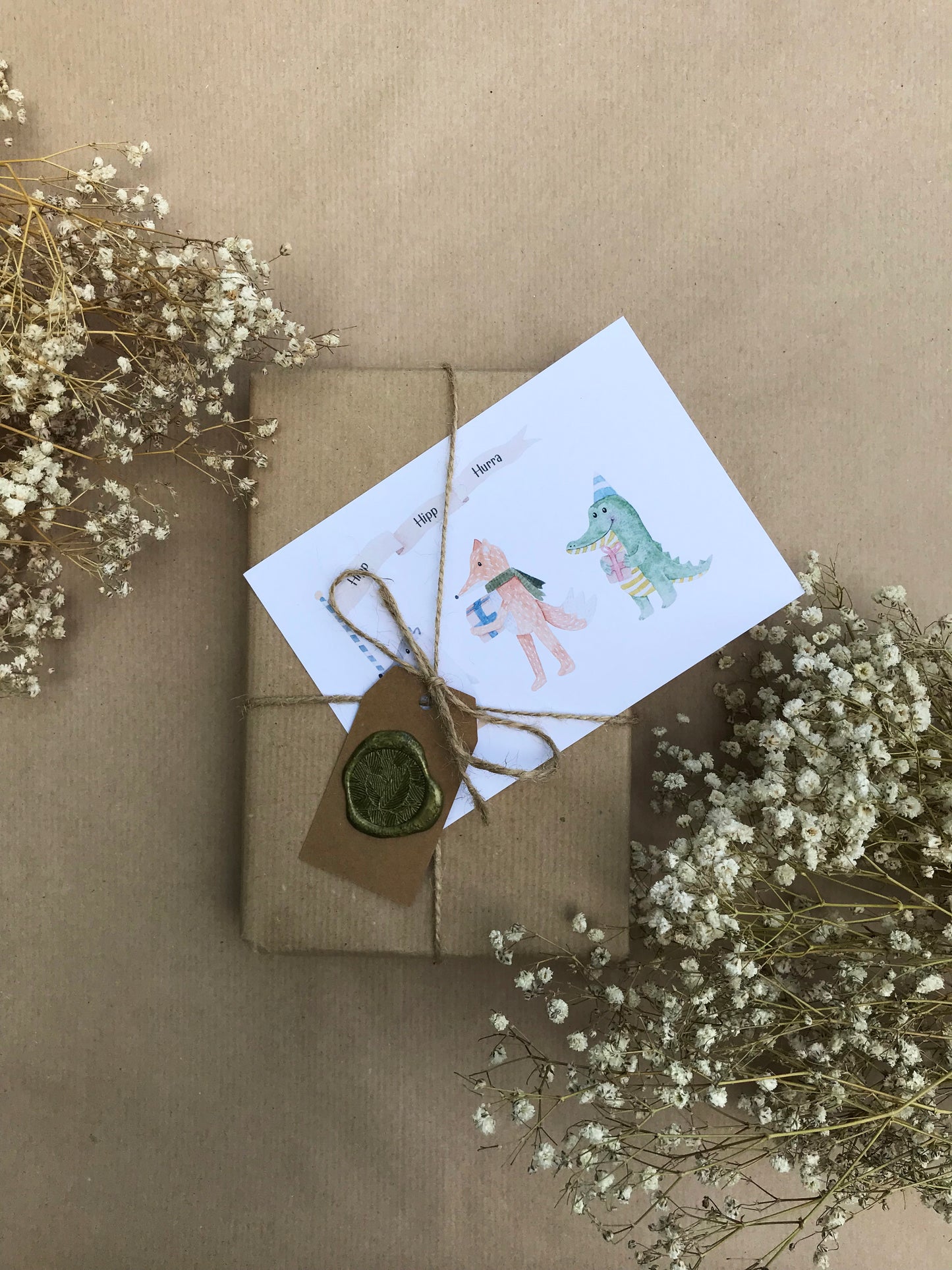 Postkarte "Tierparade"