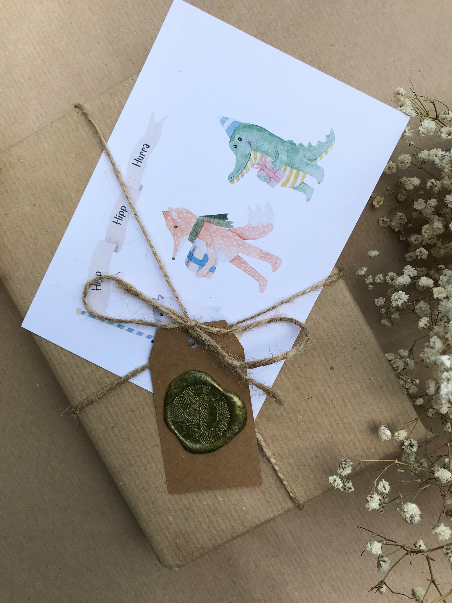 Postkarte "Tierparade"