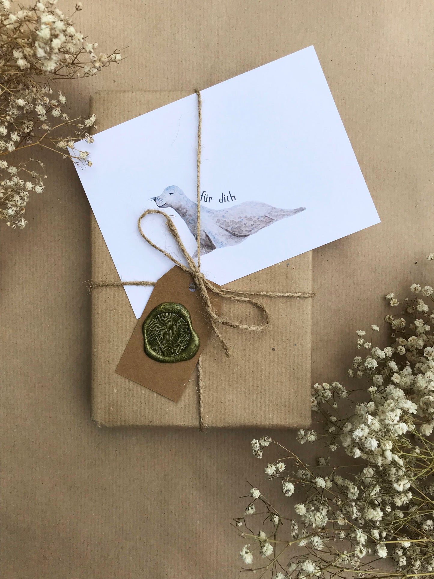 Postkarte "Seehund - Für dich"