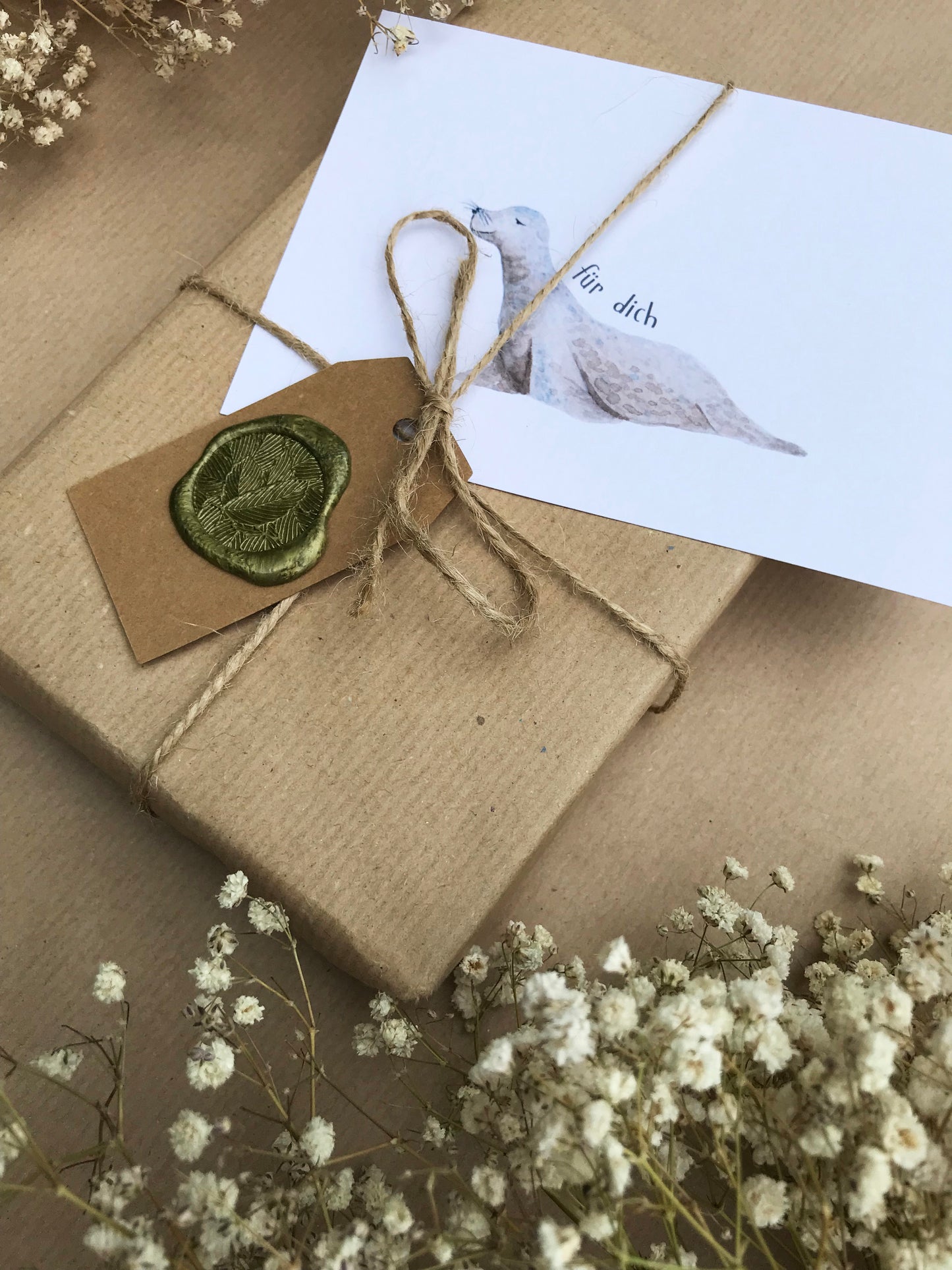 Postkarte "Seehund - Für dich"