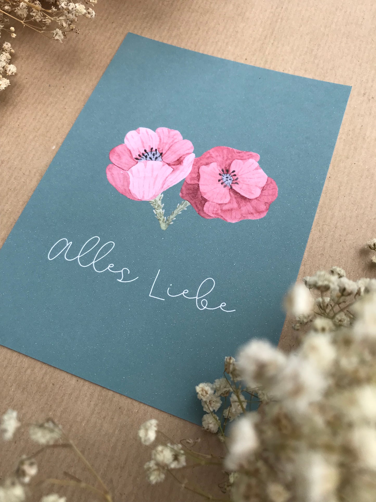 Postkarte "Alles Liebe"