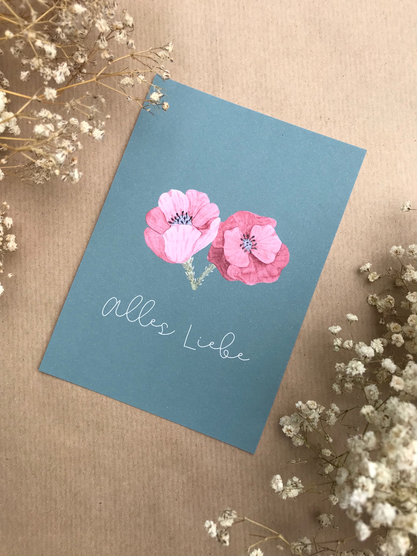 Postkarte "Alles Liebe"