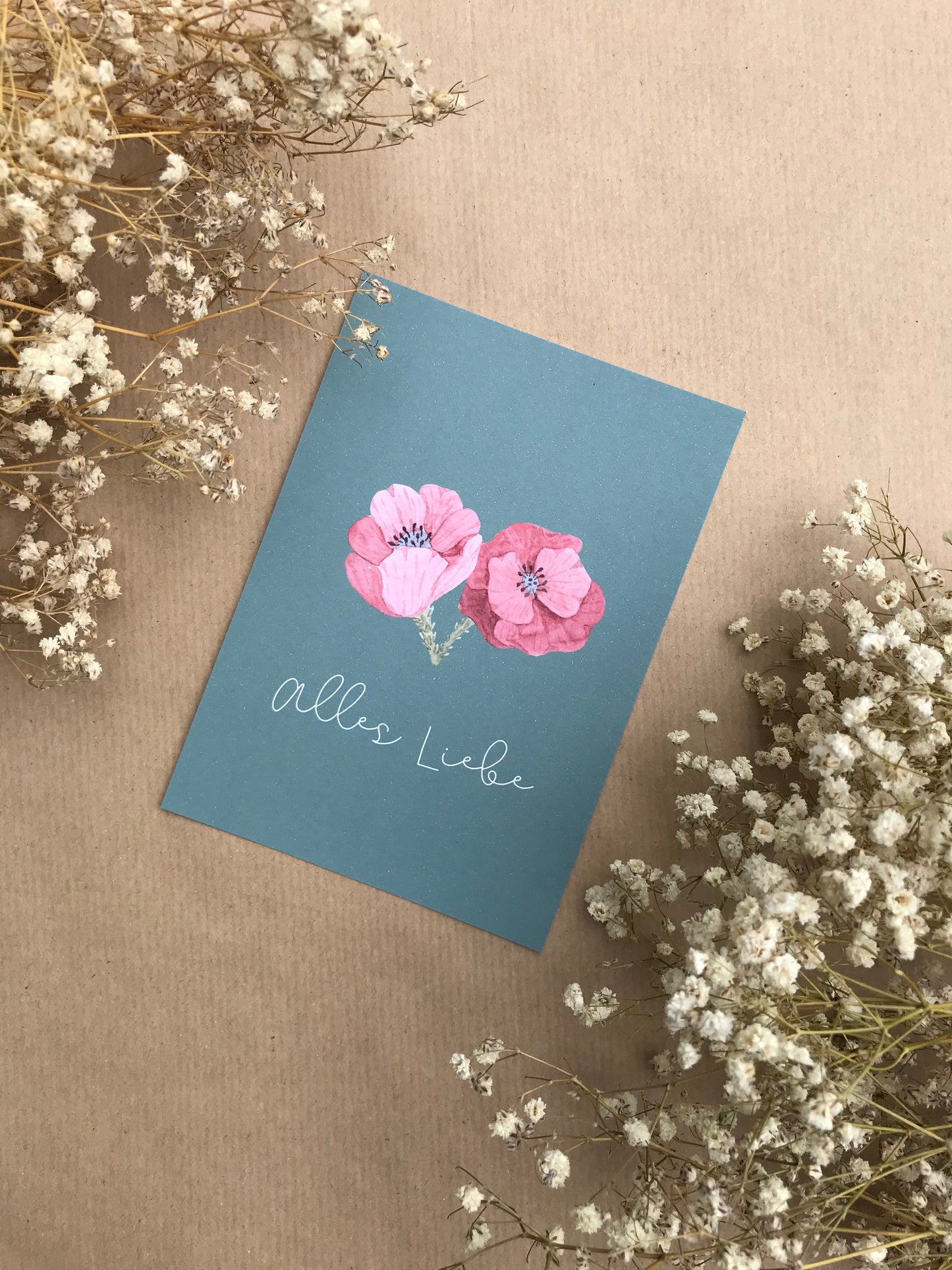 Postkarte "Alles Liebe"