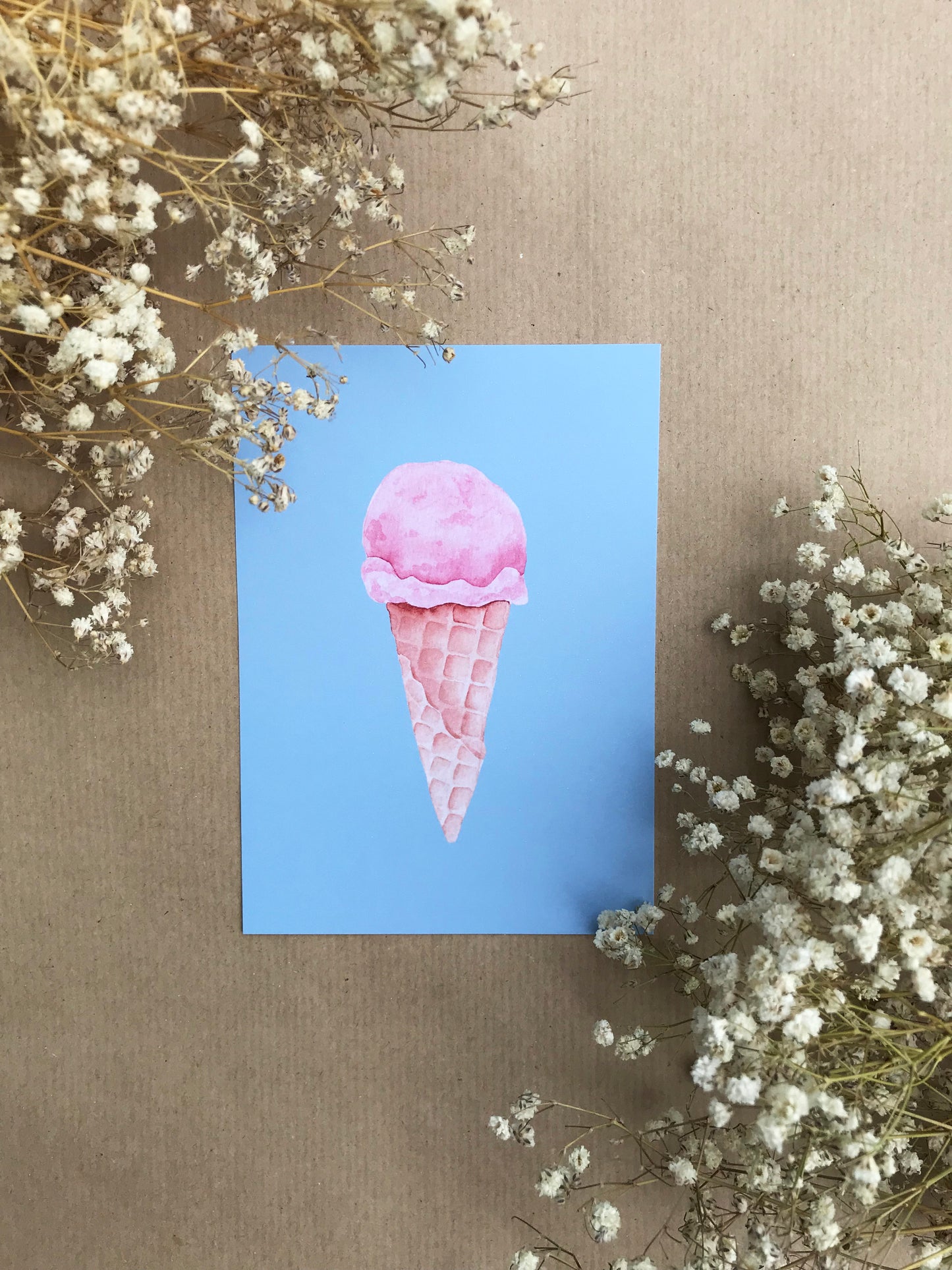 Gutschein Karte "Eis"