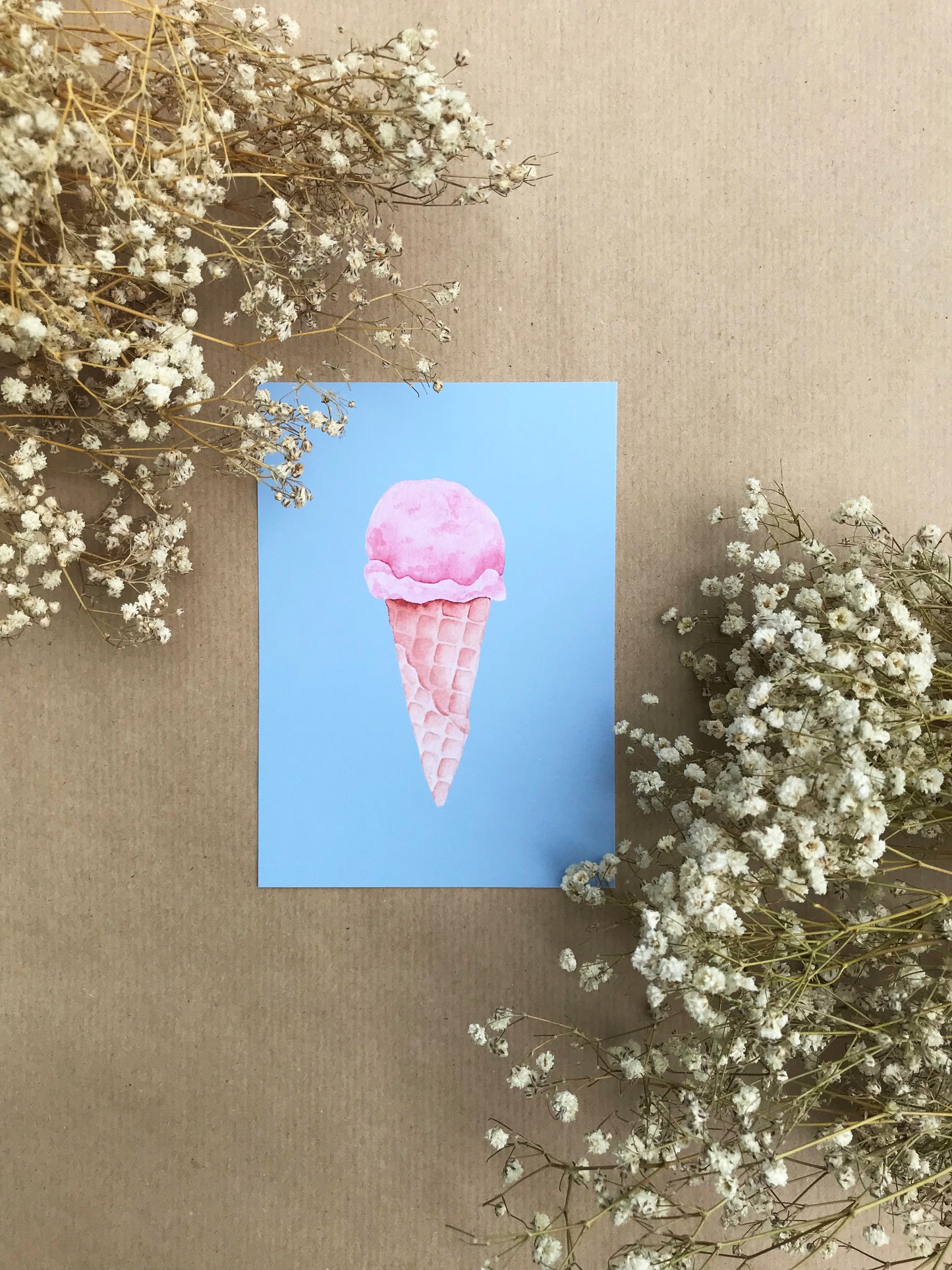 Gutschein Karte "Eis"