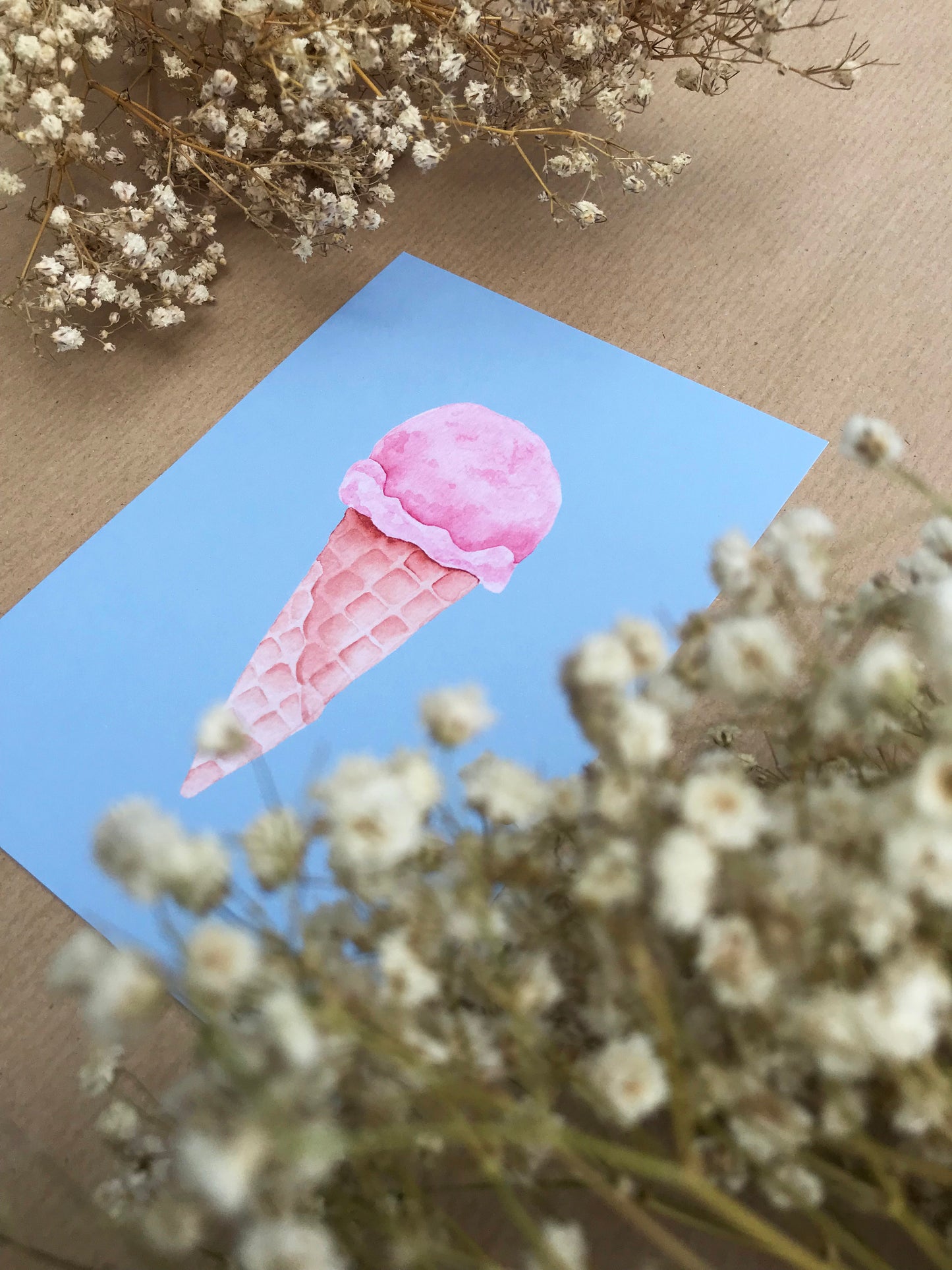 Gutschein Karte "Eis"