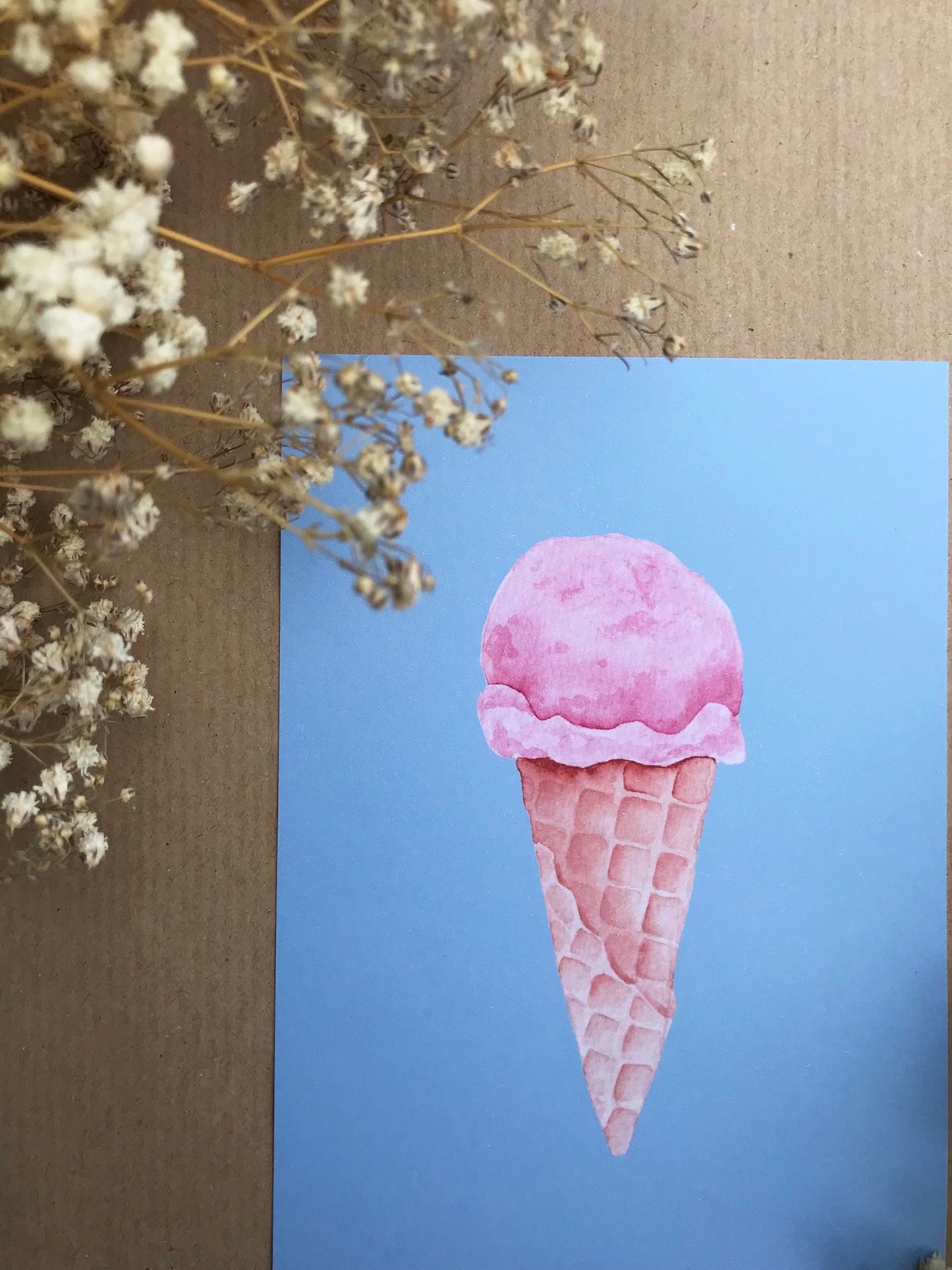 Gutschein Karte "Eis"