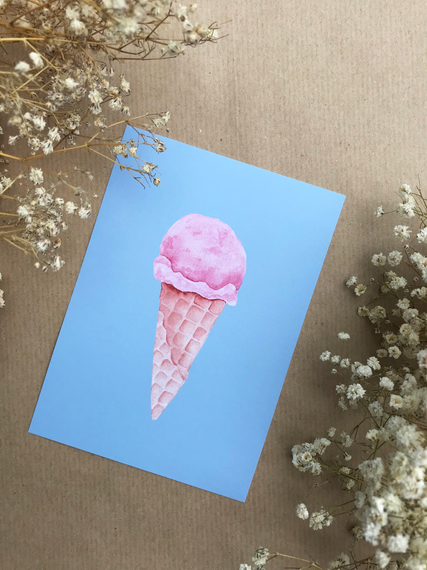 Gutschein Karte "Eis"