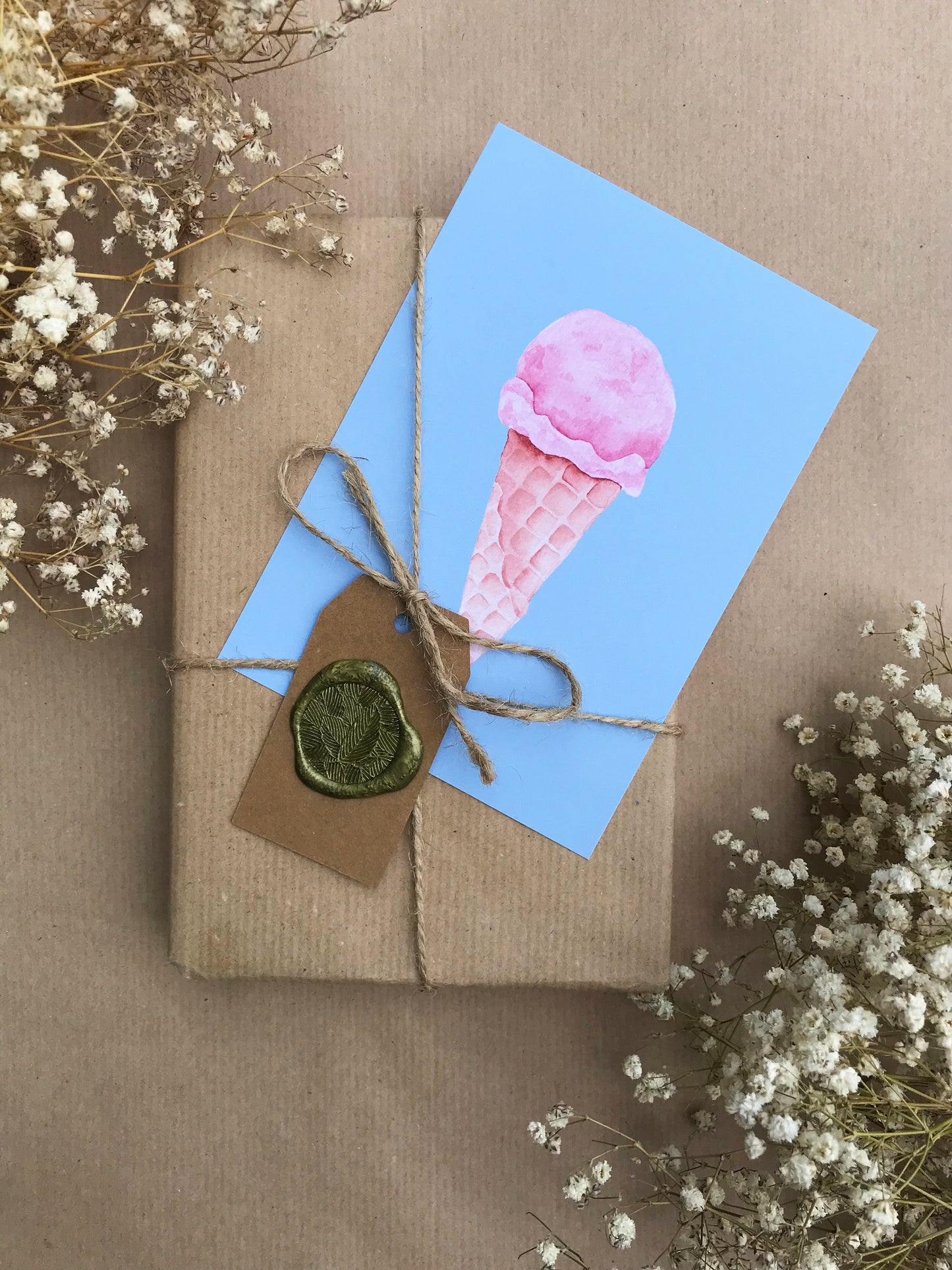 Gutschein Karte "Eis"
