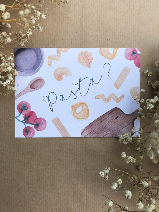 Gutschein Karte "Pasta?"