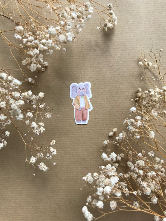Sticker „Herr Elefant“