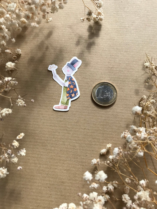 Sticker „Herr Hase der Zauberer“