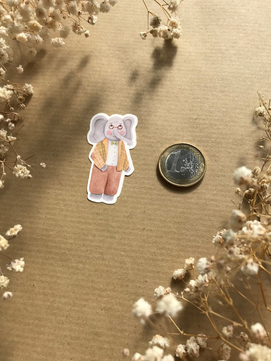 Sticker „Herr Elefant“