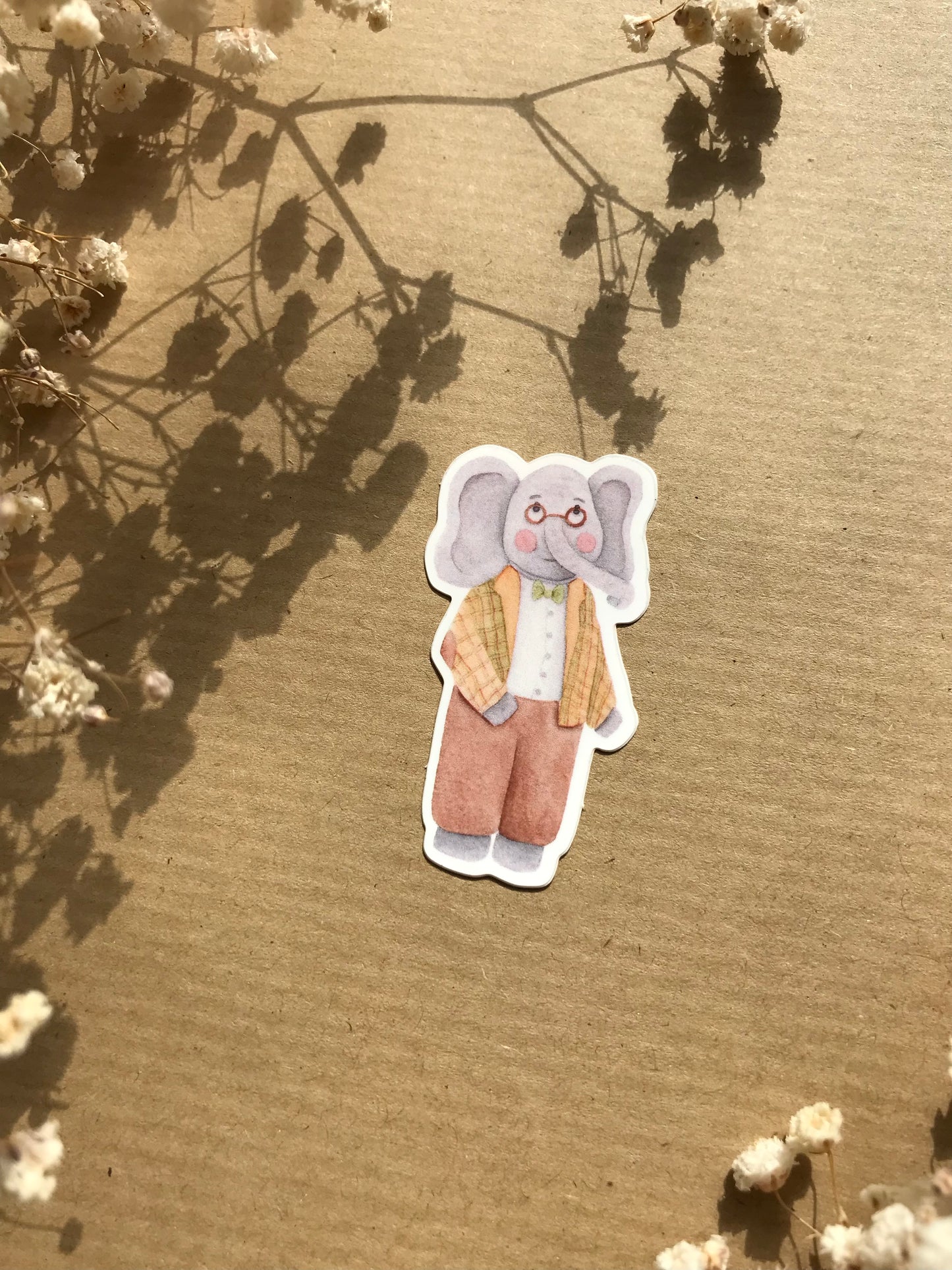Sticker „Herr Elefant“