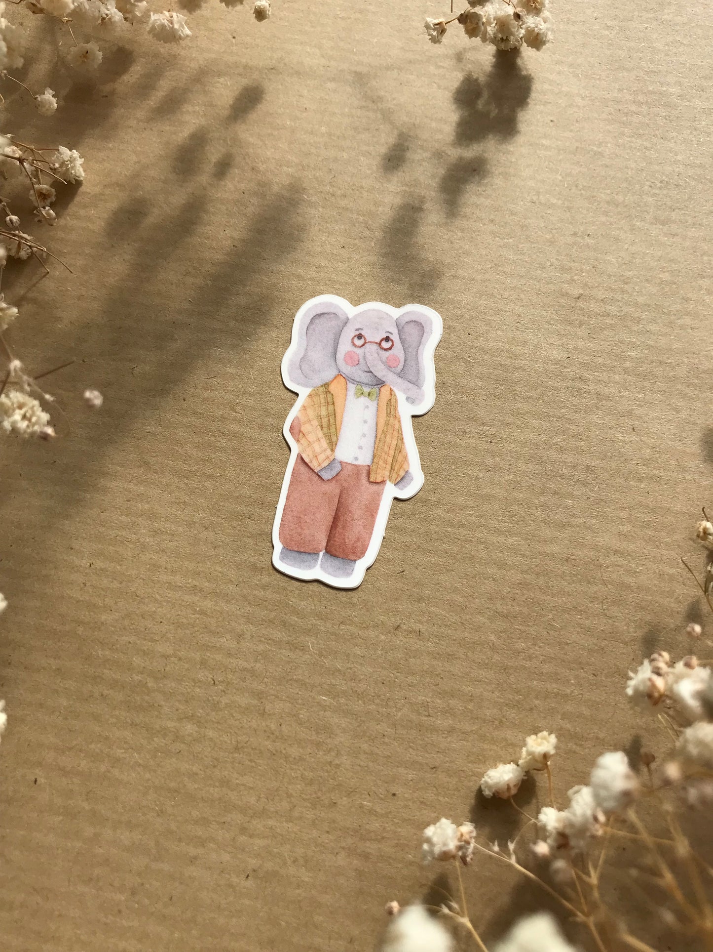 Sticker „Herr Elefant“