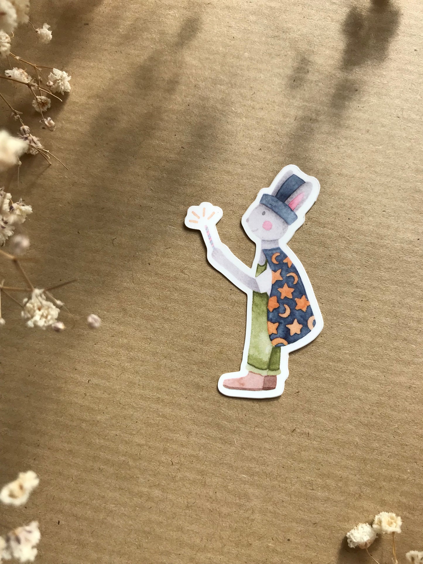 Sticker „Herr Hase der Zauberer“