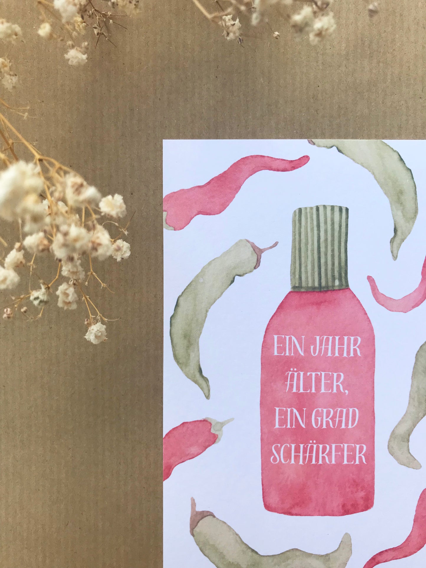 Postkarte "Chilli"